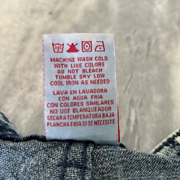 Crystal Vogue Shorts Juniors Sz 5 Stretch Denim High Waist Jeans Short shorts - Picture 5 of 8